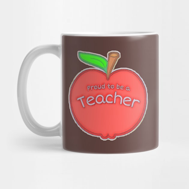 🍎 Teacher Apple by Patchwork Bird